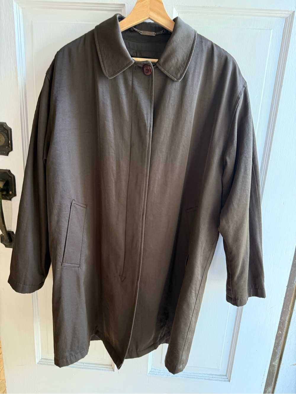 Men's Classic Casual Brown Trench Coat